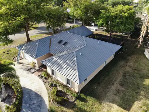 Galvalume Slate Gray — Metal roof in Plantation