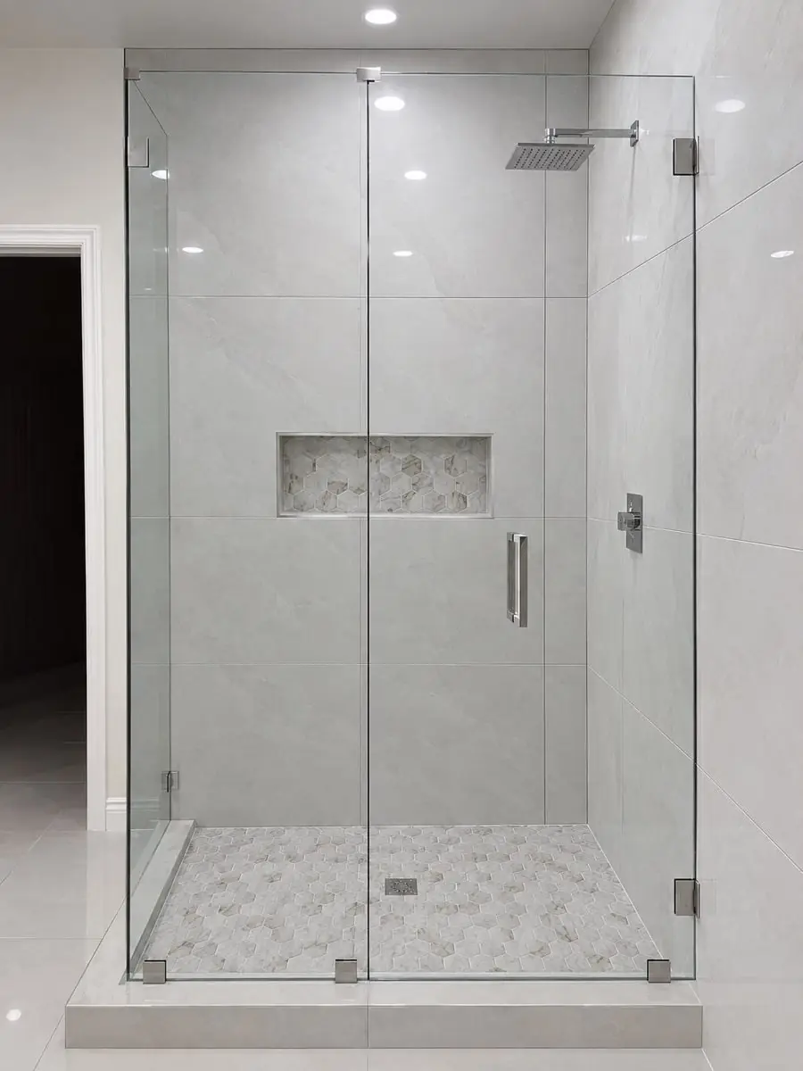 Guest and powder bathrooms — Bathroom remodel by Proper Roofing