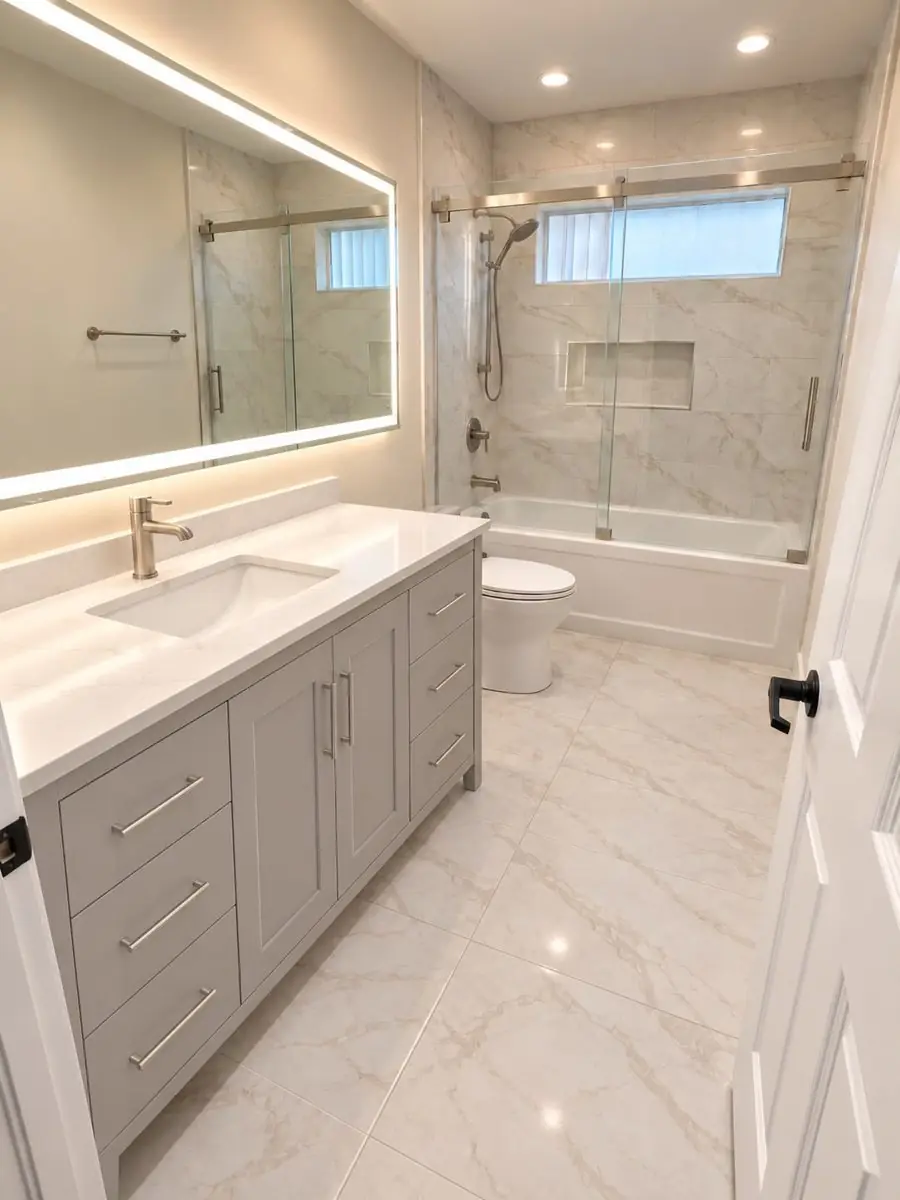 Bathroom remodeling by Proper Roofing