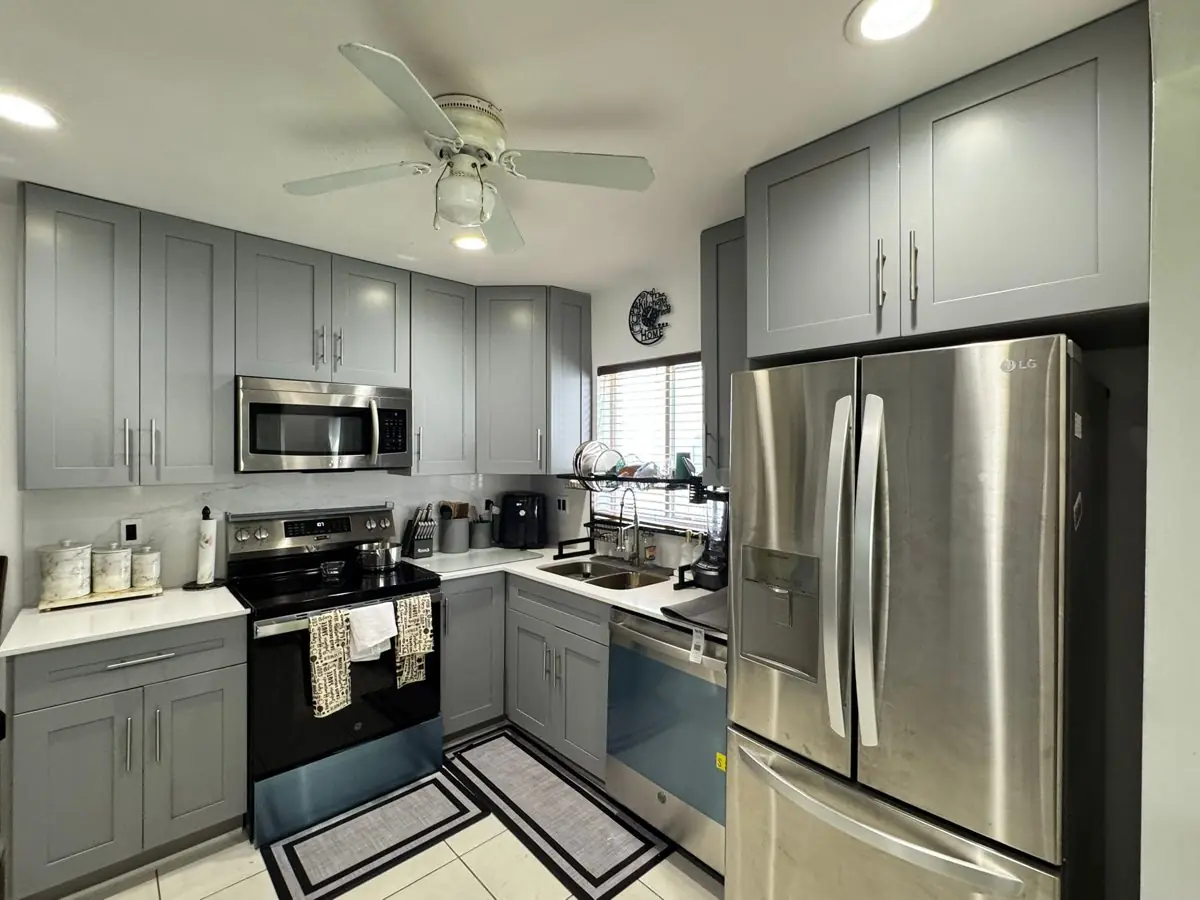 Grey shaker kitchen — Kitchen remodel by Proper Roofing